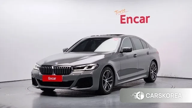 BMW 5 Series (G30) 2021 Серебристо-серый из Кореи
