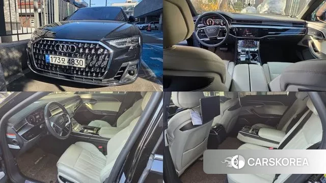 Audi A8 (D5) 2023 Черный из Кореи