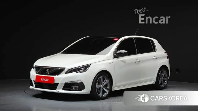 Peugeot 308 second generation 2019 Белый из Кореи