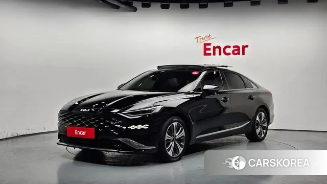 Kia K8 Hybrid 2021 Черный из Кореи