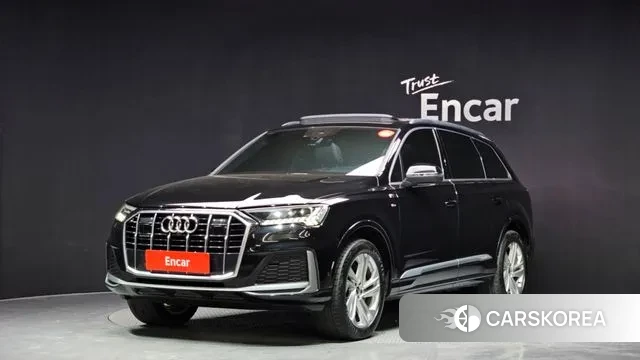 Audi Q7 (4M) 2022 Черный из Кореи