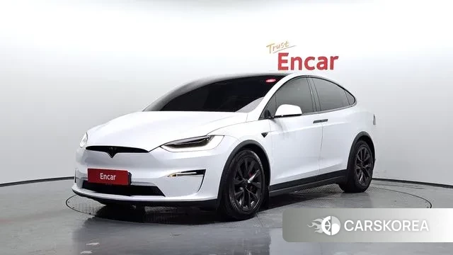 Tesla Model X 2023 Белый из Кореи