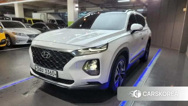 Hyundai Santa Fe TM 2018 Белый из Кореи