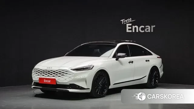 Kia K8 Hybrid 2023 Белый из Кореи