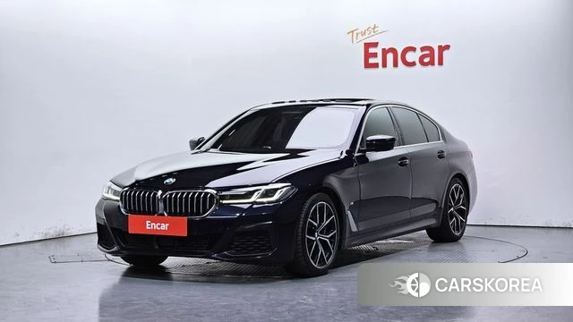 BMW 5 Series (G30) 2021 Синий из Кореи