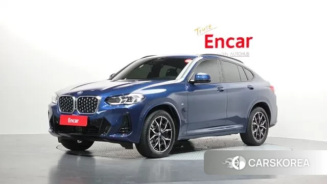 BMW X4 (G02) 2024 Синий из Кореи