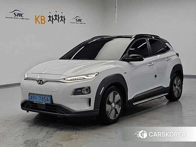 Hyundai Kona Electric 2018 Белый из Кореи