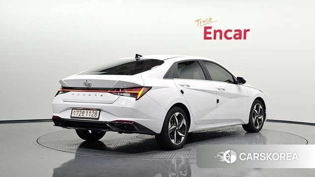 Hyundai Avante (CN7) 2020 Белый из Кореи