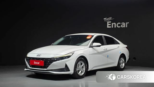 Hyundai Avante (CN7) 2022 Белый из Кореи