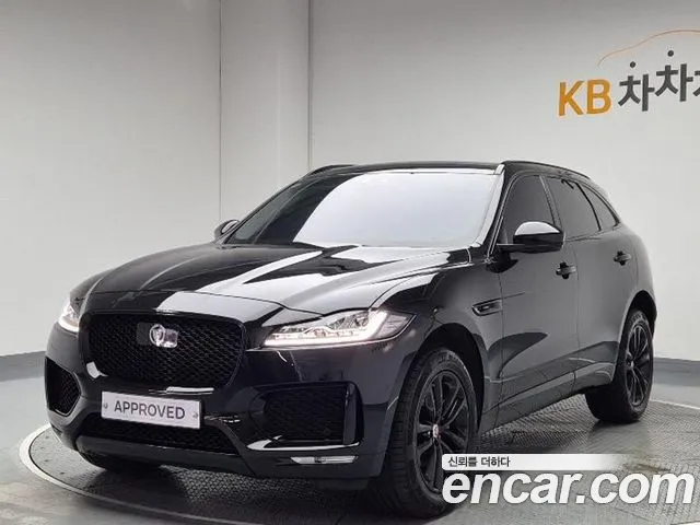 Jaguar F-PACE 2020 Черный из Кореи