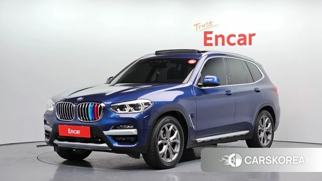 BMW X3 (G01) 2021 Синий из Кореи