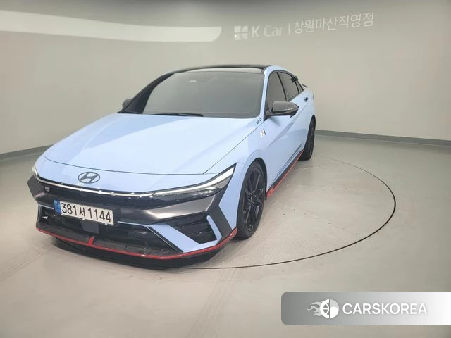 Hyundai The New Avante (CN7) 2024 Синий из Кореи