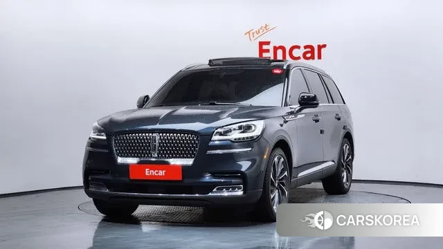 Lincoln Aviator 2nd generation 2023 Синий из Кореи