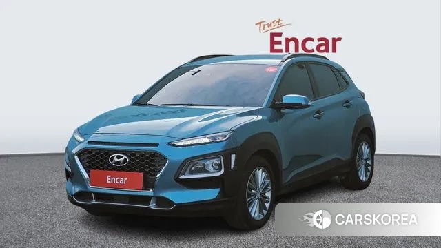 Hyundai Kona 2020 Небесно-голубой из Кореи