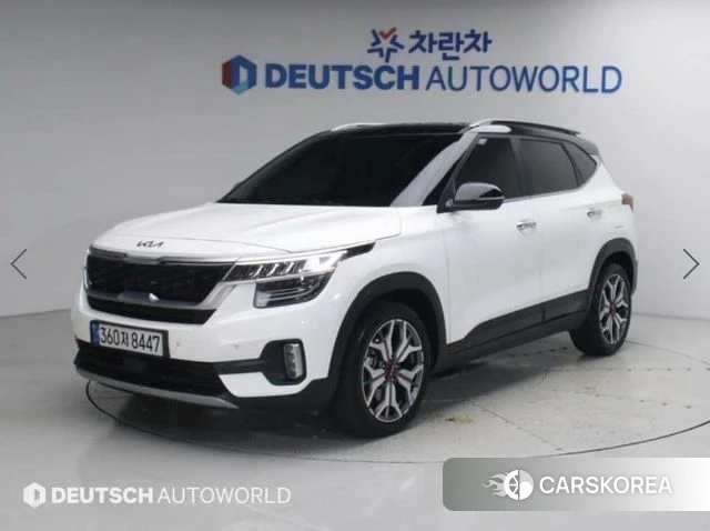 Kia Seltos 2022 Белый из Кореи