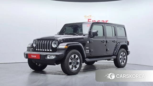 Jeep Wrangler (JL) 2021 Черный из Кореи