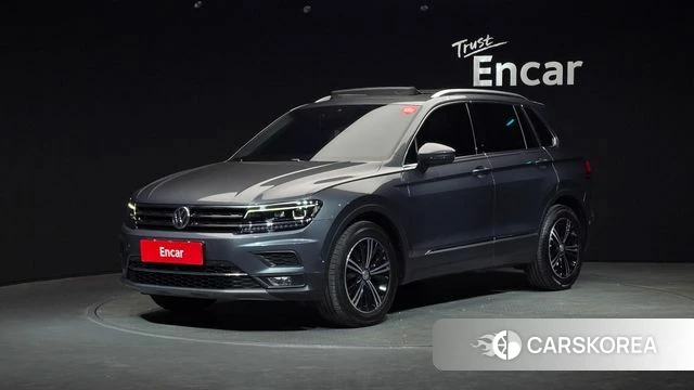 Volkswagen Tiguan second Generation 2020 Серый из Кореи