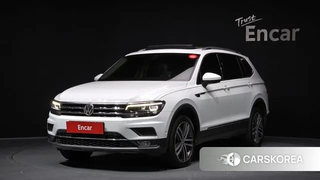 Volkswagen Tiguan Allspace 2020 Белый из Кореи