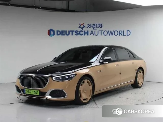 Mercedes-Benz S-Class W223 2023 Коричневый двухцветный из Кореи