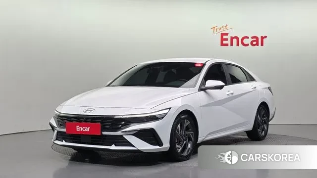 Hyundai The New Avante (CN7) 2023 Белый из Кореи