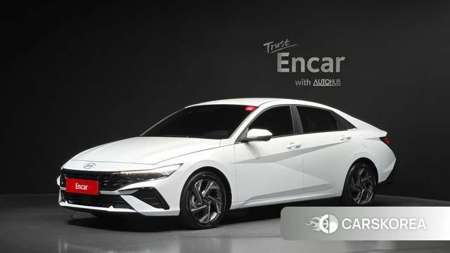 Hyundai The New Avante (CN7) 2024 Белый из Кореи