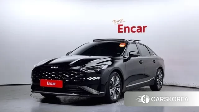 Kia K8 Hybrid 2022 Черный из Кореи