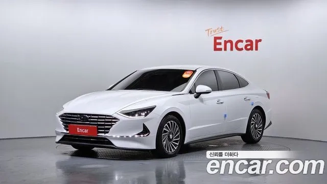 Hyundai Sonata Hybrid (DN8) 2021 Белый из Кореи