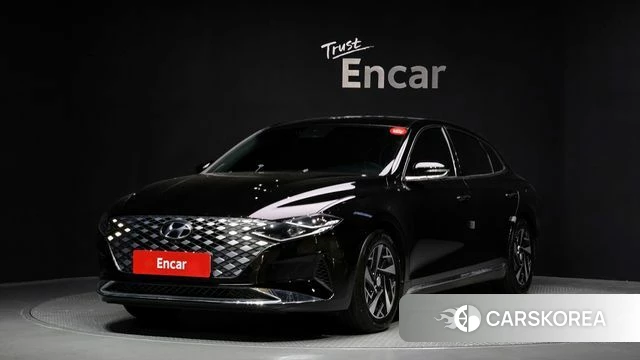 Hyundai The New Grandeur IG Hybrid 2021 Черный из Кореи