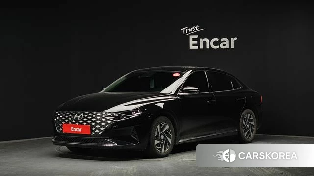 Hyundai The New Grandeur IG Hybrid 2021 Черный из Кореи