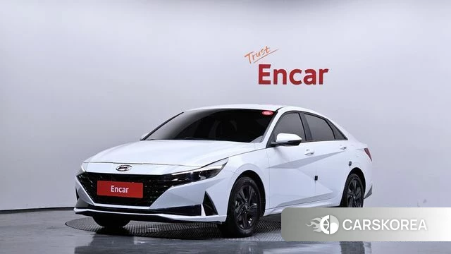 Hyundai Avante (CN7) 2022 Белый из Кореи