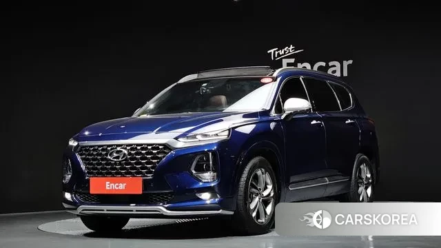 Hyundai Santa Fe TM 2018 Синий из Кореи