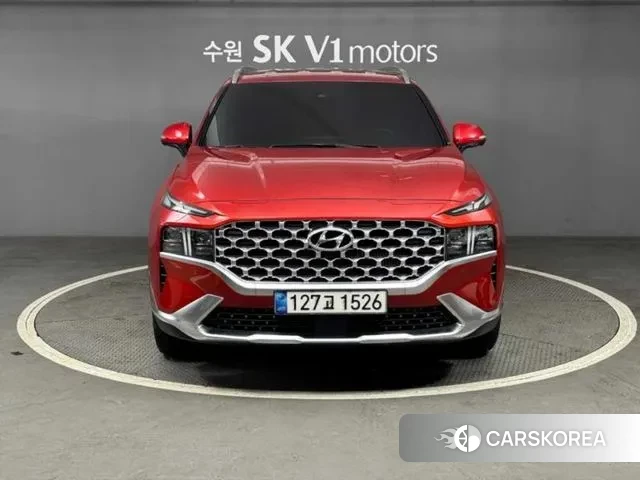Hyundai The New Santa Fe 2021 Красный из Кореи