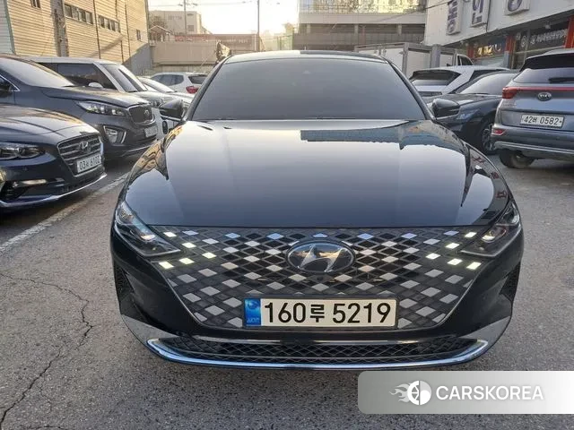 Hyundai The New Grandeur IG Hybrid 2021 Черный из Кореи