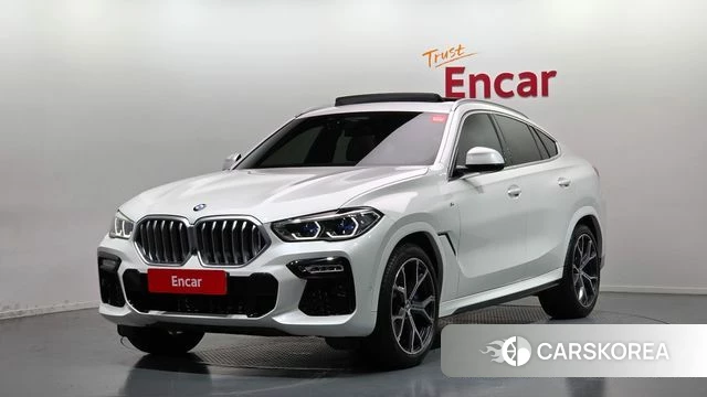 BMW X6 (G06) 2021 Белый из Кореи