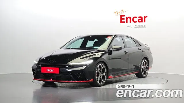 Hyundai The New Avante (CN7) 2024 Черный из Кореи