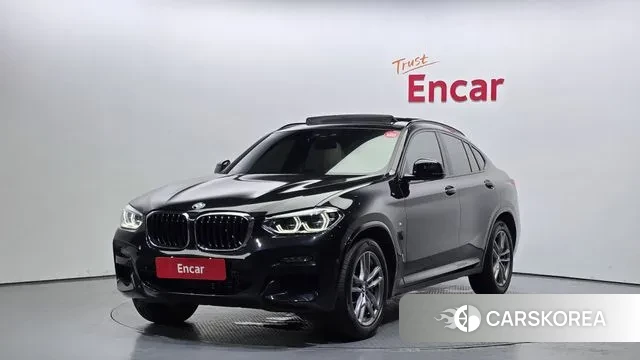 BMW X4 (G02) 2020 Черный из Кореи