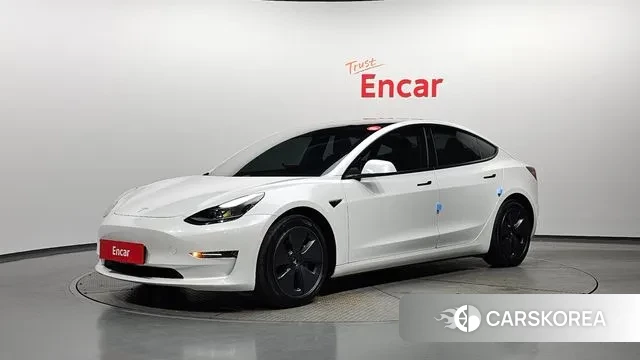Tesla Model 3 2021 Белый из Кореи