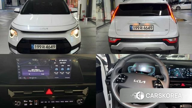 Kia Di Ol Nu Niro 2022 Белый из Кореи
