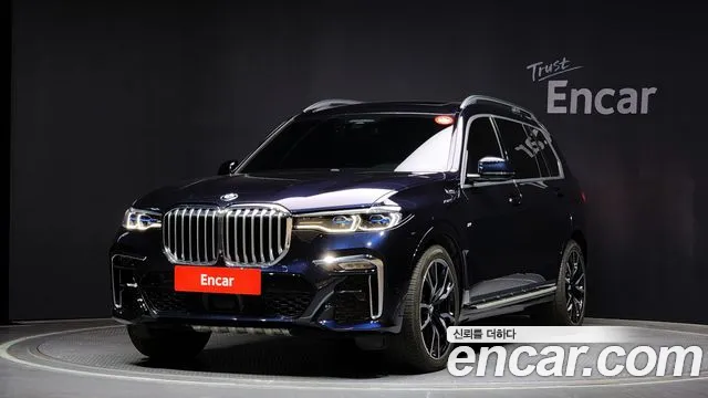 BMW X7 (G07) 2020 Черный из Кореи