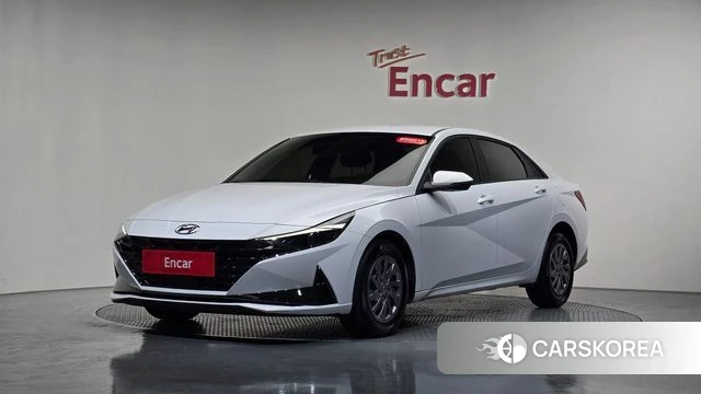 Hyundai Avante (CN7) 2021 Белый из Кореи
