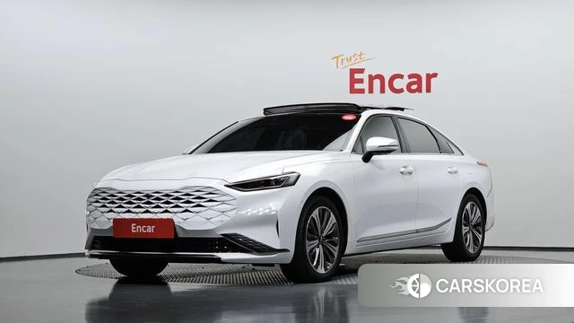 Kia K8 Hybrid 2022 Белый из Кореи