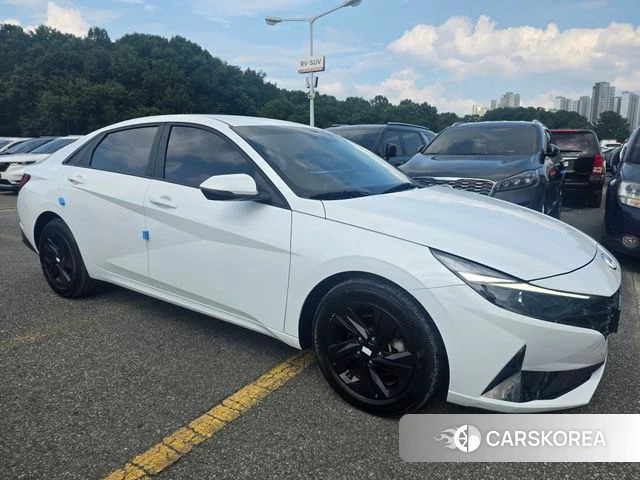 Hyundai Avante (CN7) 2022 Белый из Кореи