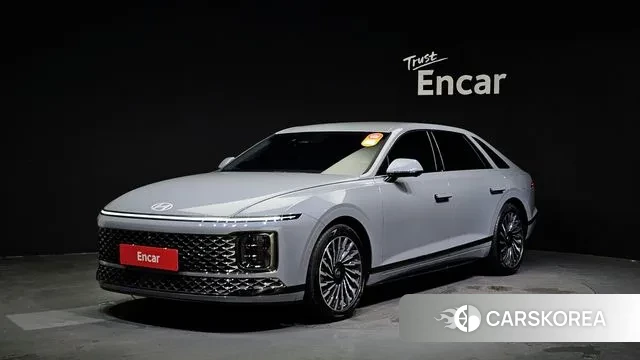 Hyundai Grandeur (GN7) 2024 Светло-серебряный цвет из Кореи