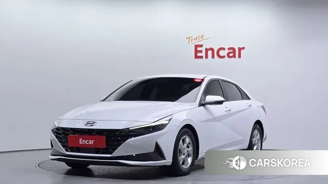 Hyundai Avante (CN7) 2021 Белый из Кореи