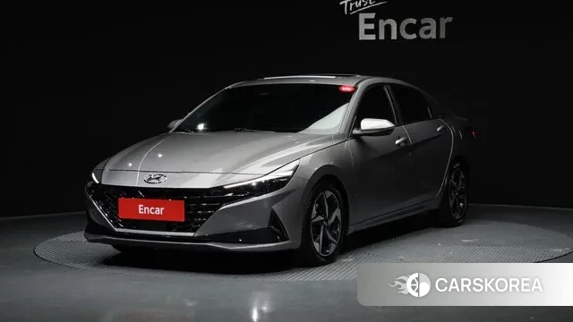 Hyundai Avante (CN7) 2021 Серебристо-серый из Кореи