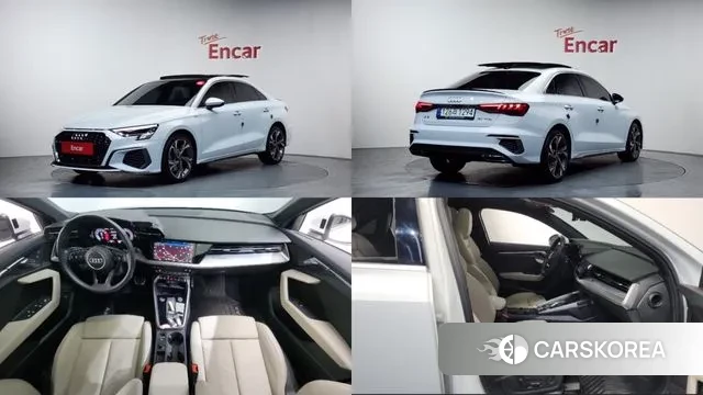 Audi A3 (8Y) 2023 Белый из Кореи