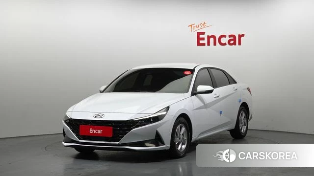 Hyundai Avante (CN7) 2021 Белый из Кореи