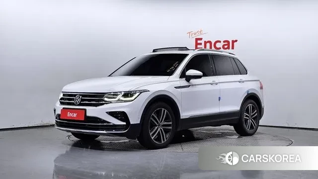 Volkswagen Tiguan second Generation 2021 Белый из Кореи