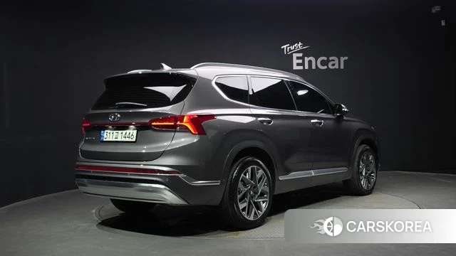 Hyundai The New Santa Fe 2021 Серый из Кореи