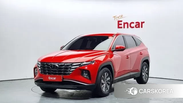 Hyundai Tucson Hybrid (NX4) 2021 Красный из Кореи